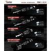 Kaedear KDR-BE1-KM8-BK Handlebar End Weights for Motorcycles, Motorcycle Accessories, Variable