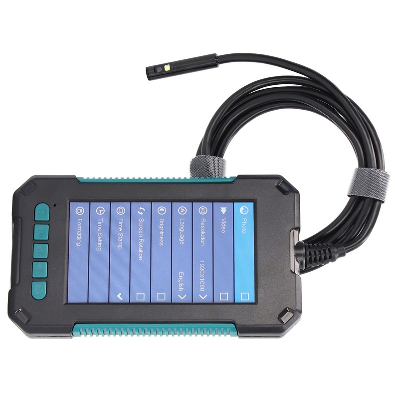 8mm Lens Digital Endoscope 4.3in IPS Screen Industrial Inspection Camera