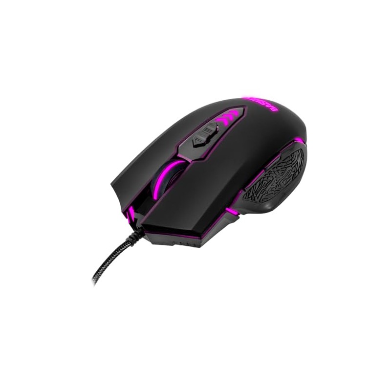 Mouse Gamer alámbrico para PC/Mac 6,400 dpis con luz led