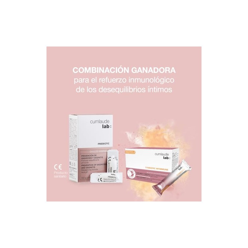 Cumlaude Tynbiotic Intimmune A base de probióticos, prebióticos, vitaminas y