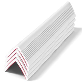 Wall Corner Protectors 4 Pack,1.57x1.57x23.62x0.12 inch PVC Double Side Proof Corner Guards for Sharp Edges, Self-Adhesive Corner Protectors for Home, Kindergarten,Thickness-3mm(0.12 in)