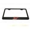 License Plate Frame 1pc 3D ST Emblem Badge BLACK Stainless