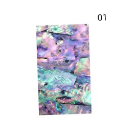 FRCOLOR 3pcs Flexible Natural Shell Paper Nail Art Stickers for Creative Manicure for Parties and Festive Events