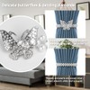 DIKABAO Curtain Tiebacks 2Pcs Butterfly Curtain Clips Adjustable Decorative Alloy
