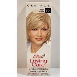 Clairol Natural Instincts Loving Care Hair Color Beige Blonde #70 -- New