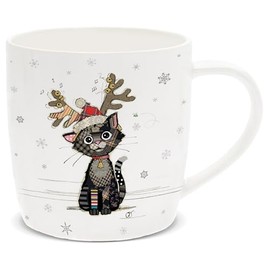 Lesser & Pavey Gift Coffee Mugs| Ceramic Coffee Mugs for Home or Work | Large Mugs for Hot Drinks | Kitten Tea and Coffee Cups - Bug Art
