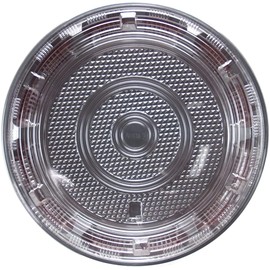 Fukusuke Wood F-724 Hors D'oeuvres Tray, 3 Pieces, Silver, Vermilion, Diameter 12.4 x 1.8 inches (31.5 x 4.5 cm), Disposable Container, Hors D'oeuvres, Food Pack, Commercial Use, Sushi Tub