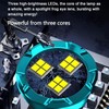 German Three-eyed Monster Mini Flashlight Thumb Flashlight, Mini Flash Super