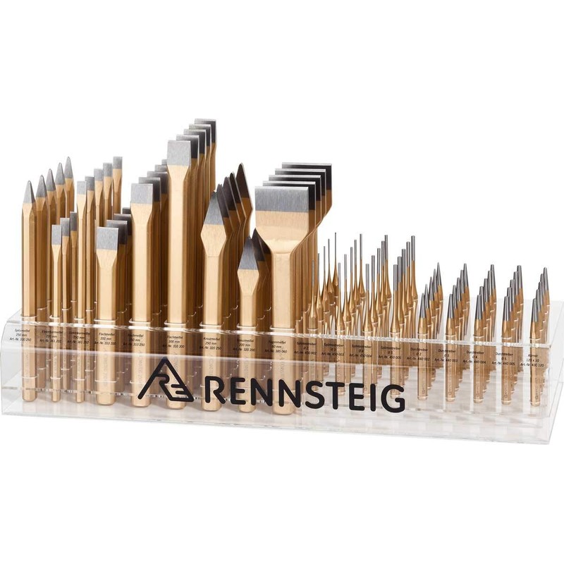 RENNSTEIG 310-125-1 Flat Chisel, 4.9 inches (125 mm)
