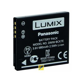 Panasonic LUMIX DMW-BCK7E Li-Ion Akku (geeignet für LUMIX Kameras wie FT30, FT25, FT20, SZ7, SZ1, FS45, FS40, FS37, FS35, FS18, FS16)