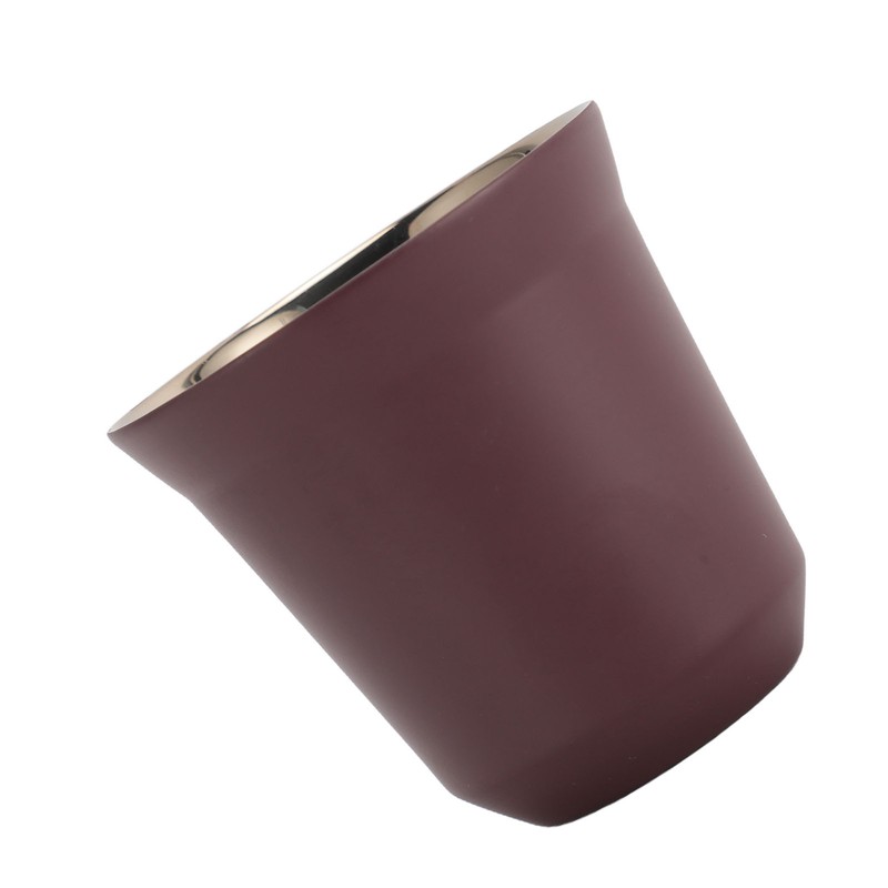 Double Wall Stainless Steel Demitasse Cup Coffee Cup Reusable Stackable