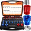 SBGGRL 44 Pcs Thread Gauge SAE and Metric, Nut and