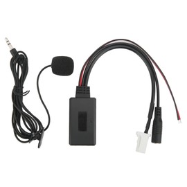 Cable AUX Bluetooth, Akozón Adaptador de Cable de Audio Bluetooth para Coche con Micrófono Manos Libres para SX4 Grand Vitara 2007-2010 Cable Auxiliar Inalámbrico