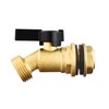 Brass Water Container Rain Barrel Faucets Lead-Free Compliant Spigot Bulkhead