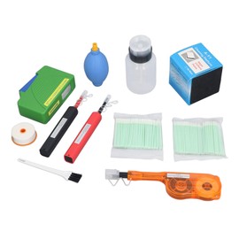 Kit de Limpieza de Fibra óptica, 12 Uds., 1,25mm, 2,5mm SC FC ST LC MU MPO MTP para una Limpieza Eficiente y Duradera