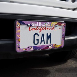 GRAPHICS & MORE DC Super Hero Girls Girl Power License Plate Tag Frame