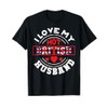 I Love My Hot British Husband T-Shirt Union Jack T-Shirt