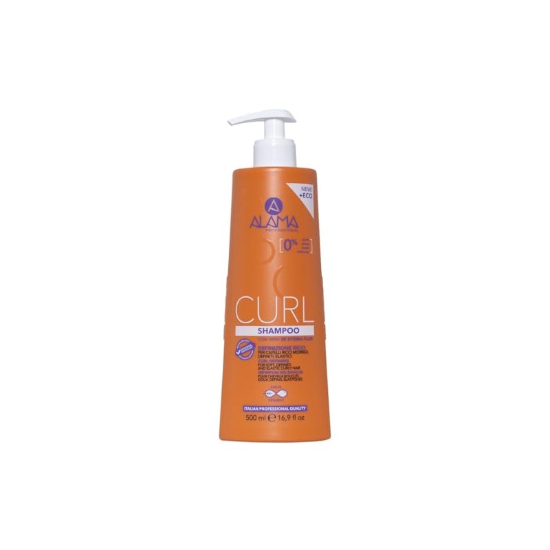 Alama Professional Curl Definition Curly Shampoo for Soft, Firm, Elastic