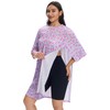 AprBark Women's Post Surgery Hospital Gown C Magnetic Shoulder Closures,