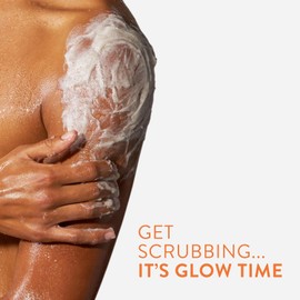 Native Detoxifying & Exfoliating Body Scrub for Women & Men, Sweet Peach & Nectar, Gentle Body Polish for Soft, Smooth Skin, Made Without Sulfates, 12 oz