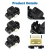 WMPHE LED Lighted Retrofitting Window Switch Panel Compatible with Toyota