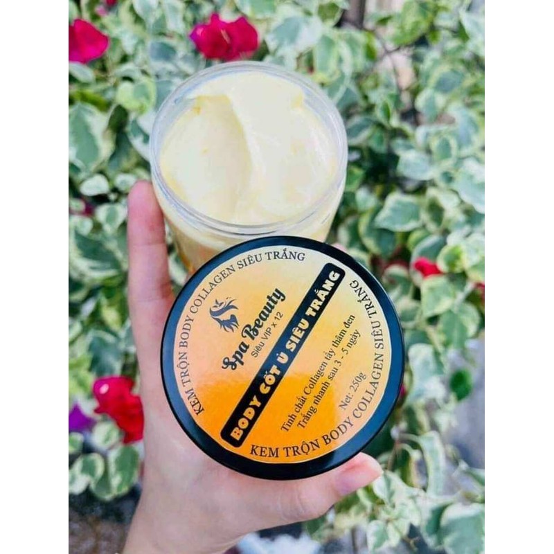 Spa Beauty Body Collagen Serum Whitening Cream Mix 250gr free