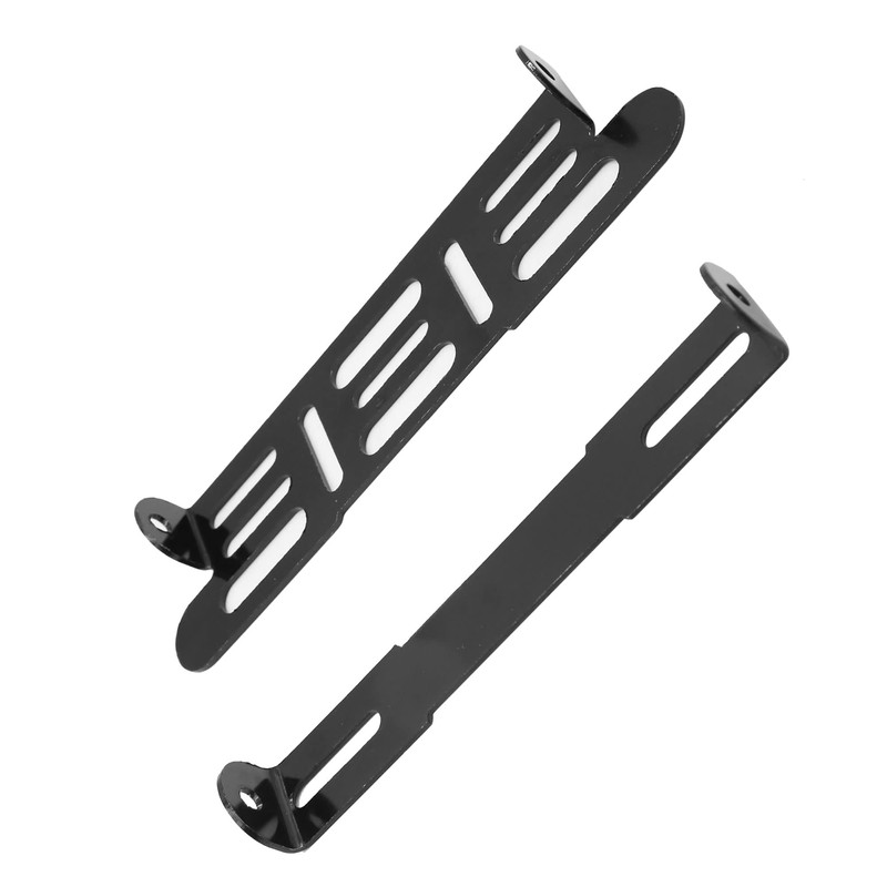 sourcingmap Black Universal Motorcycle Adjustable License Number Plate Frame