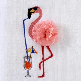 SKL Home Cool Flamingo Hand Towel Set