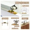 PILISPARK 2 Pack Pocket Door Frame Roller,Sliding Pocket Door Top