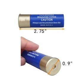 JFFCESTORE Safety Practice Rounds Action Trainer Dummy Round Training Snap Cap Multi-Color Options 6 Rounds (Blue)