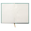 DesignWorks Ink Suede Journal Notebook with 160 Lined Pages, Ribbon