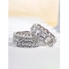 4 Pcs/Set Fashion Cubic Zirconia Ring For Women For Wedding