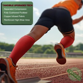 BULLIANT Compression Socks 3Pairs-15-20mmHg Circulation Support Men Women Hiking Sports Recovery-Upgraded Wicking Tech(3Pairs,Small-Medium)