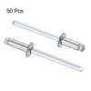 TA-VIGOR 50pcs 4mm x 10mm Blind Rivets, 304 Stainless Steel