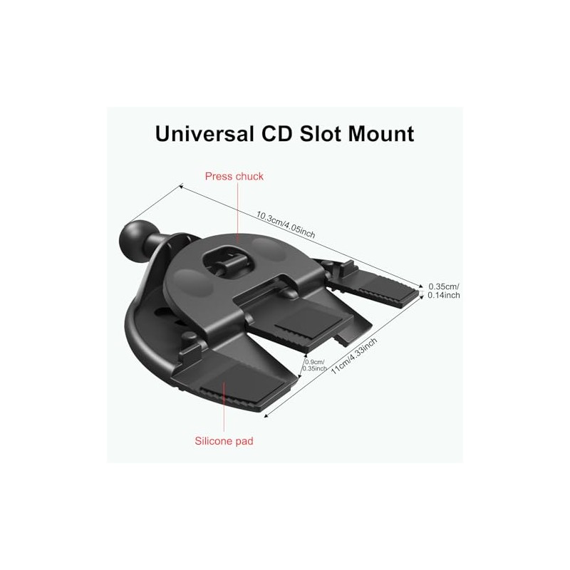 CARPURIDE CD Slot Mounting Bracket (CD bracket)