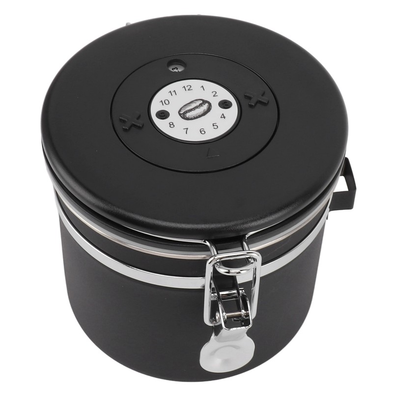 Airtight Coffee Canister 1.2L 304 Stainless Steel Coffee Bean Storage