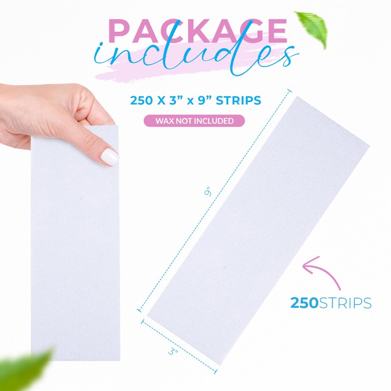 Tifara Beauty Non Woven Large 3x9 Body and Facial Wax
