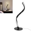 SShaped LED Spiral Table Lamp Reading Light Small Night Light