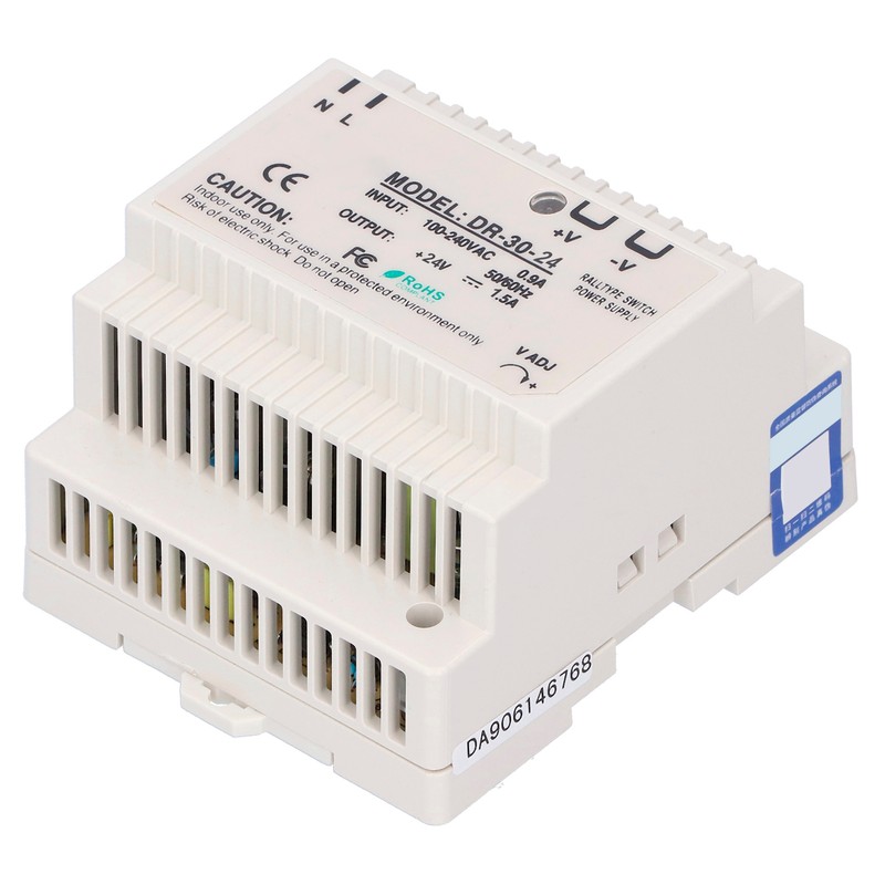 DIN Rail Power Supply DR Series Adjustable LED Switching for