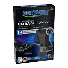 HEITMANN - Dyeing Cloths Ultra Black - Pack of 10