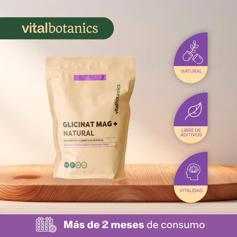 Glicinato De Magnesio Polvo Con Colgeno Hidrolizado Puro 600g 60