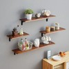 Heavy Duty Shelf Brackets 12 x 8 inches, 6 Pack