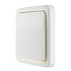 REV Push Button for Relay Light Switch White