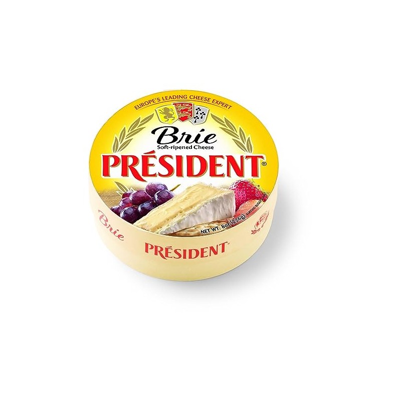 Generic President Brie Mini Wheel, 8 oz, 6 Pack