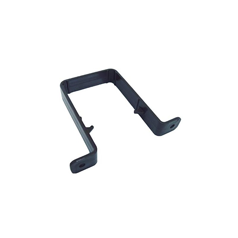 4 Pack Anthracite Grey Square Downpipe Brackets, 65mm Downpipe Fitting,