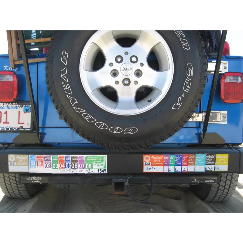 Nantucket Beach Permit Sticker Decal 2024 ACK