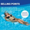 Sinwind Inflatable Swimming Bed, Water Hammock 4-in-1 Lounge Chair Pool