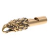 BESPORTBLE Brass Whistle Keychain Mini Outdoor Survival Whistle for Referees