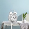 Yumyolk Classic Analogue Alarm Clock with Snooze Function, Vintage Quiet