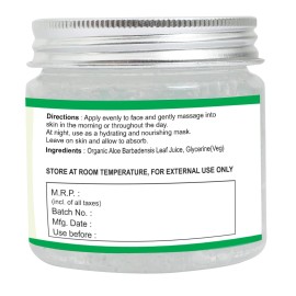 100% Pure Aloe Vera Gel | 100% Pure Natural Aloe Gel | for Moisturizing Face Skin & Hair C